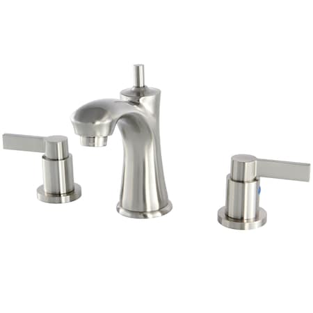 Kingston Brass 8" Widespread Bathroom Faucet, Brushed Nickel KB7968NDL